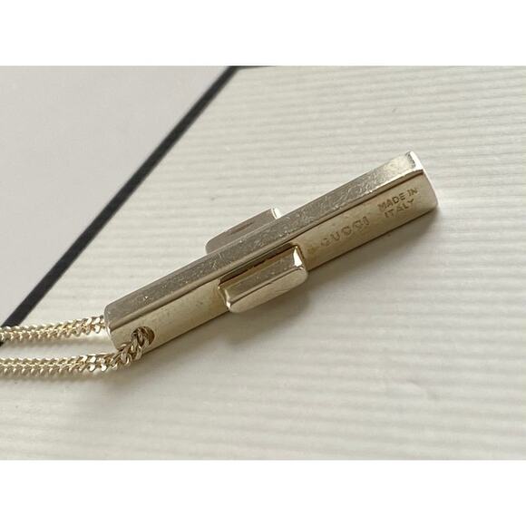 Authentic Gucci Sterling Sliver Cross Pendant Necklace - Picture 6 of 9